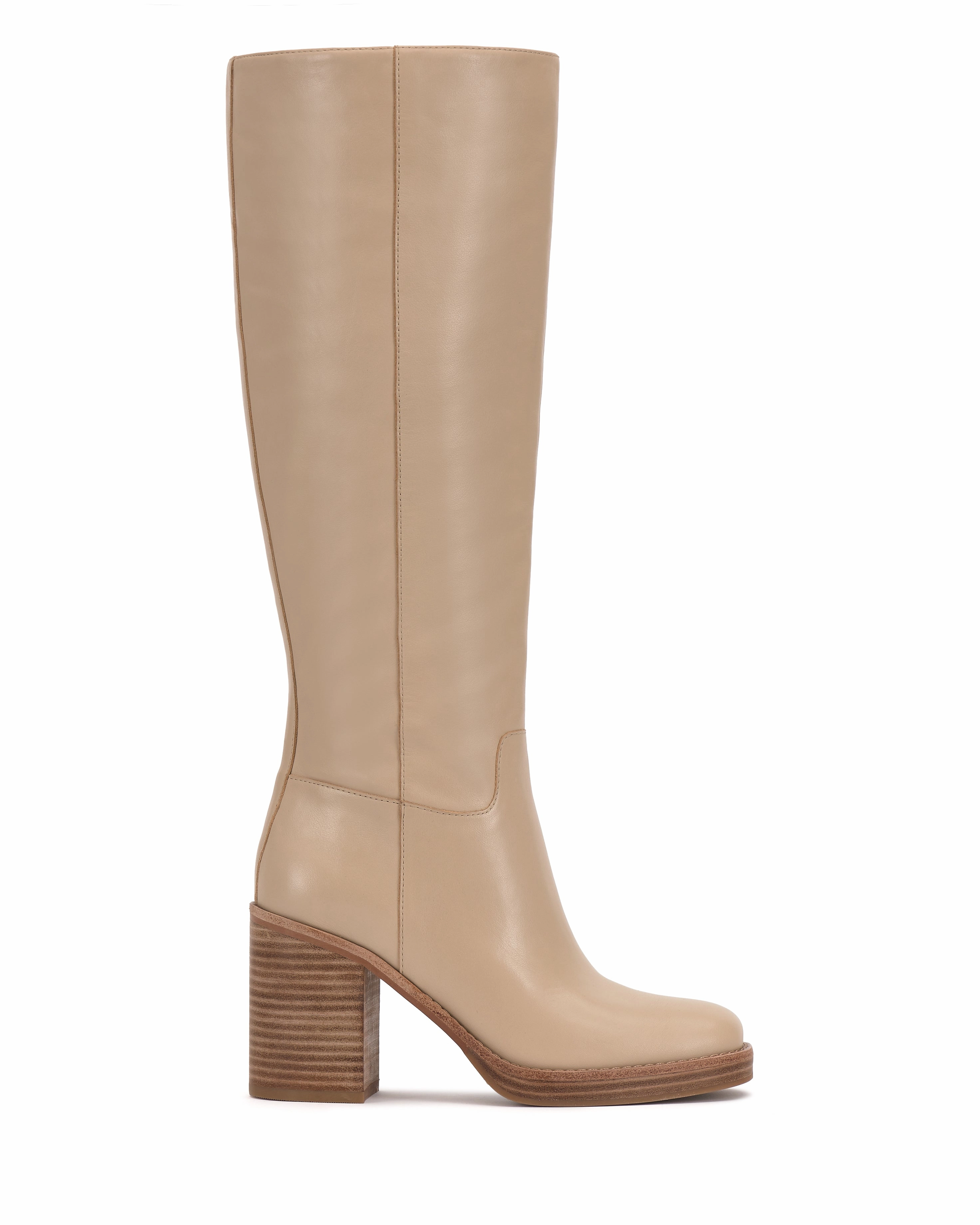 Slip On Closure Gibi Wide Calf Knee High Boot