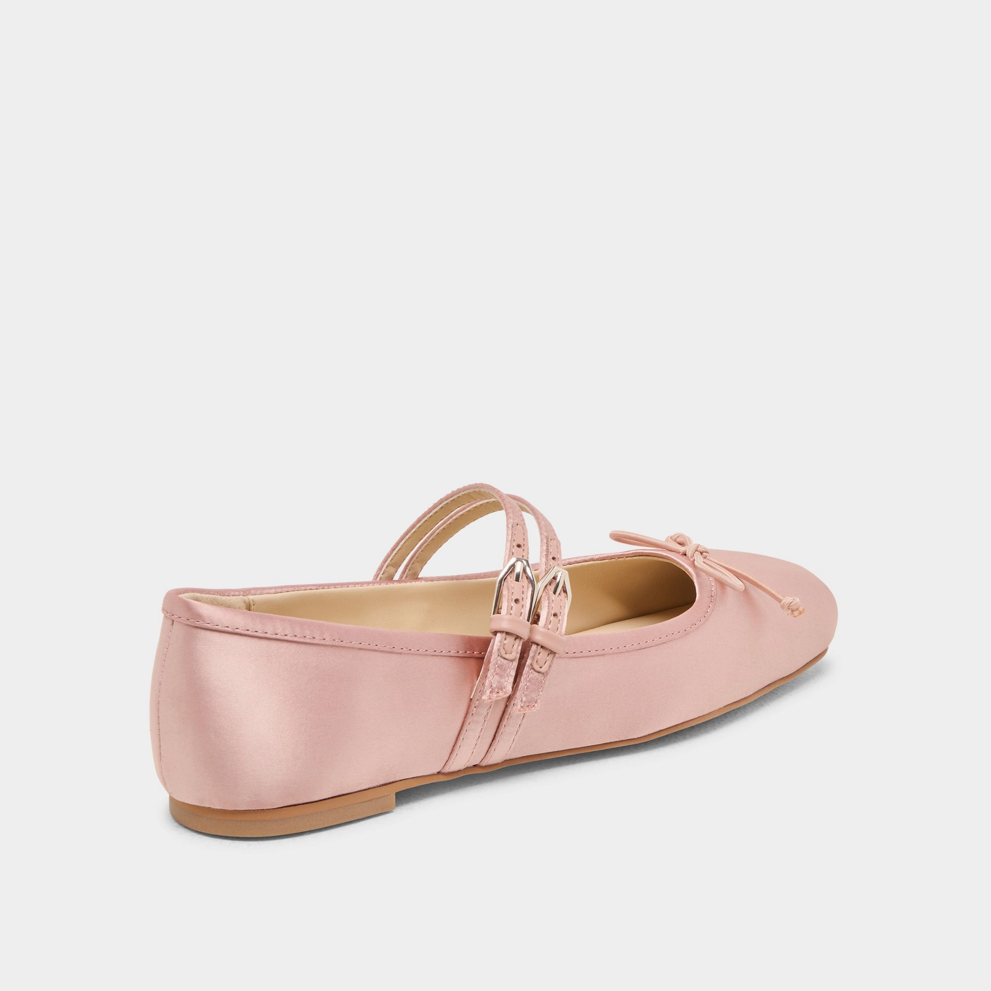GIBSEN BALLET FLATS BLUSH SATIN All-Day Cushioning