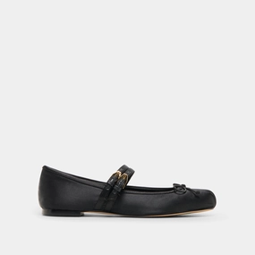 Zip - up GIBSEN BALLET FLATS ONYX SATIN