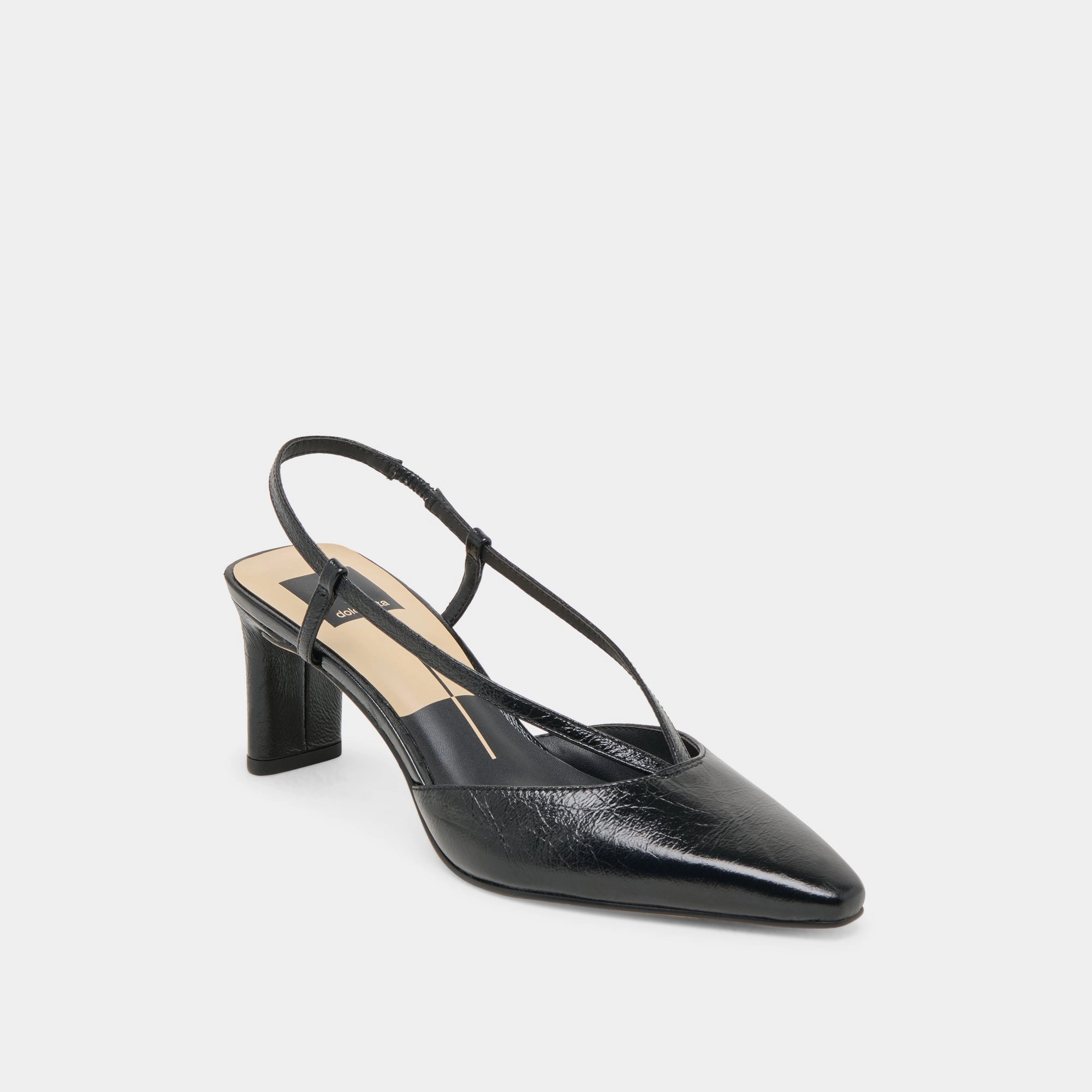 Torsional Rigidity GINAY HEELS  BLACK LEATHER