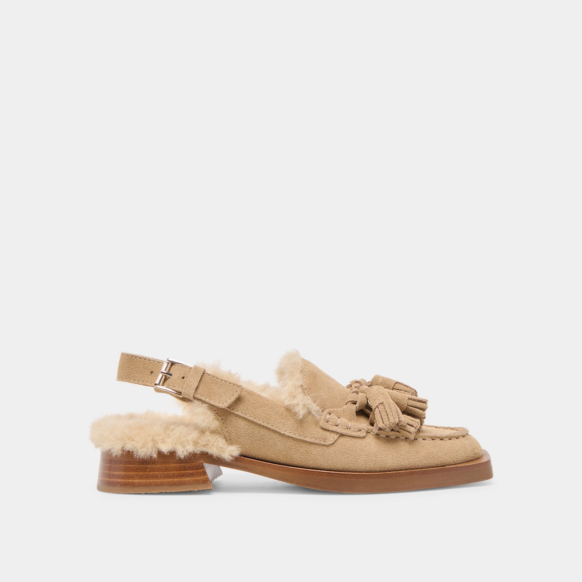 HAMLIT PLUSH LOAFERS DK TAUPE SUEDE captivating Thermal regulation