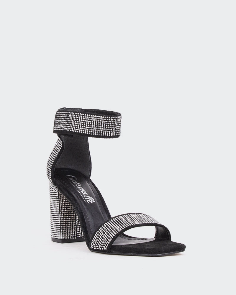 Drew, Black Suede/Su??de Noir commuters carbon fiber shank