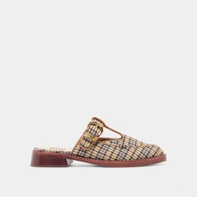 Shock Diffusing Plate HARLAH FLATS YELLOW PLAID TWEED