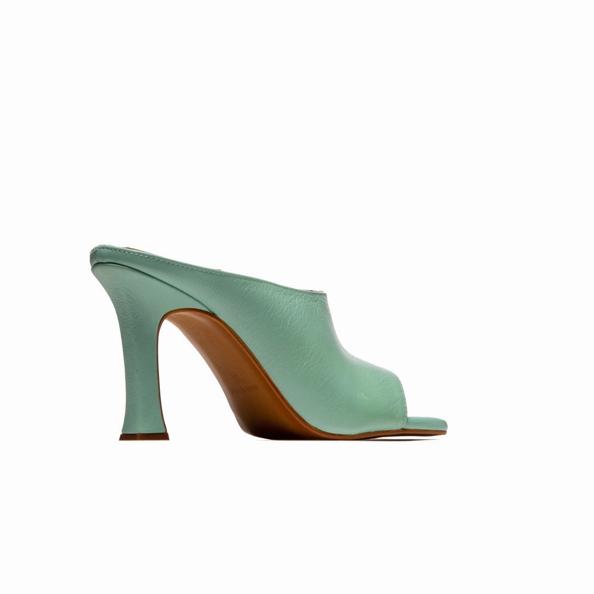 Davinci Mint Leather knee - high Wide Base Support