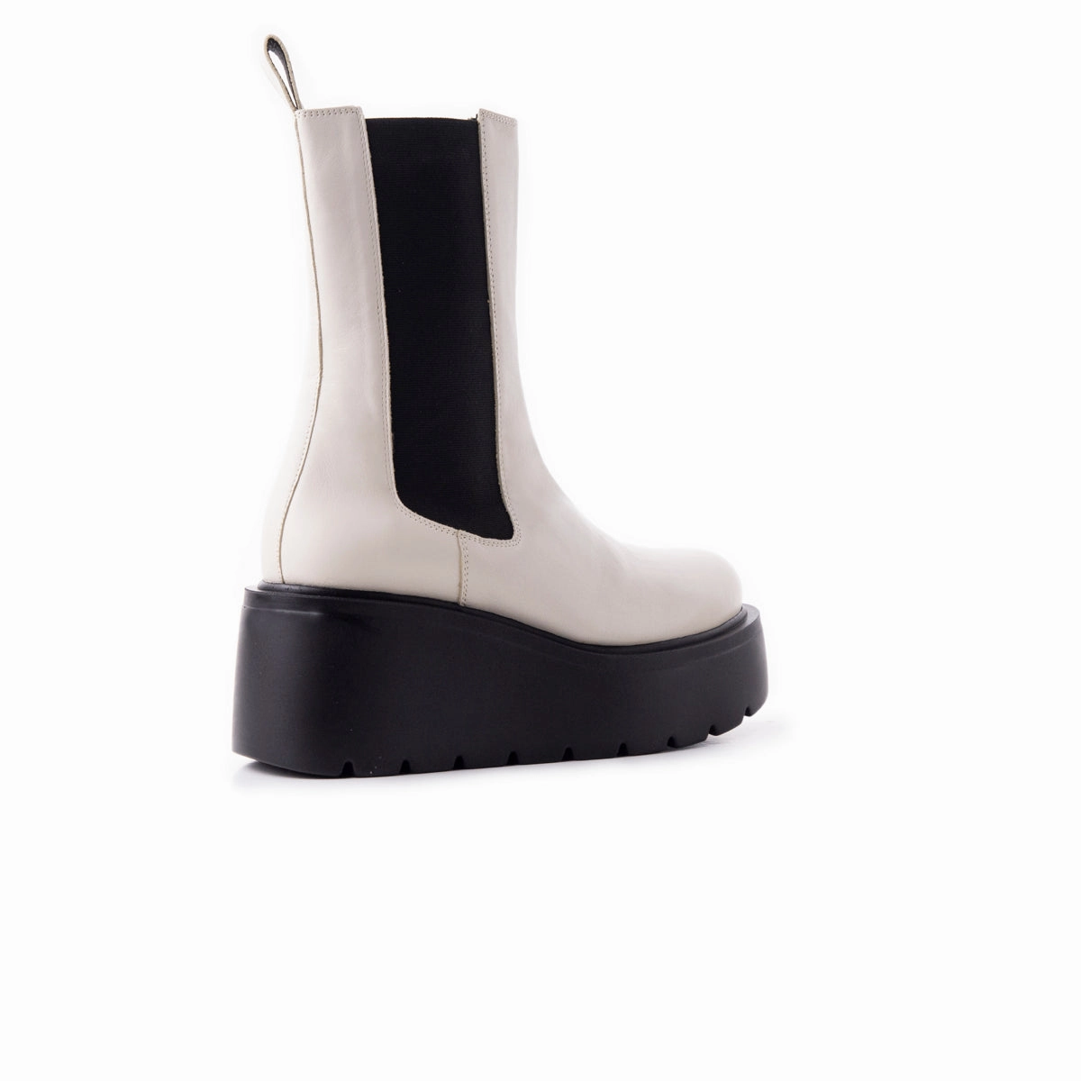 Indiana Off White Leather Toe Protection Thermal Core Snow Trekker