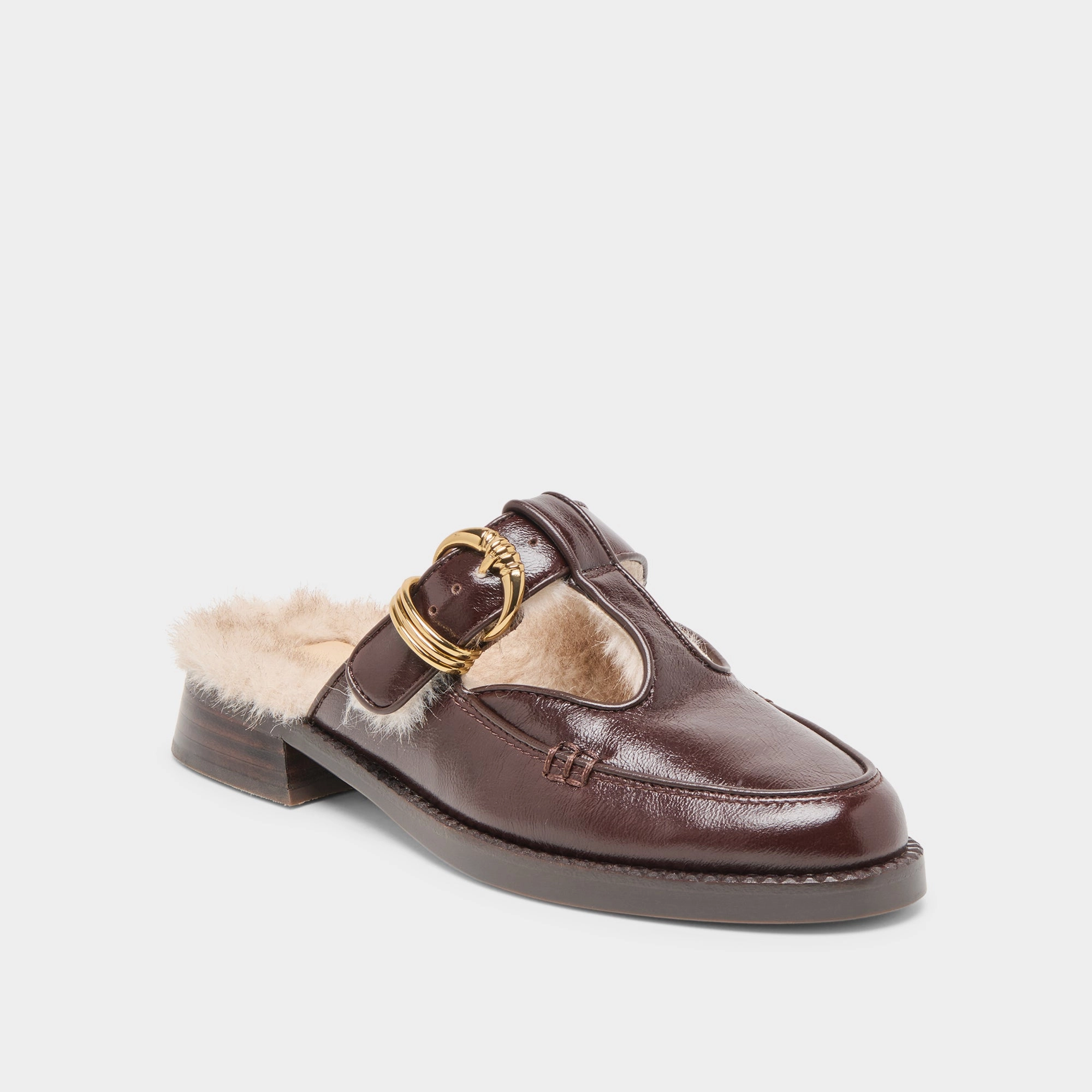 HARLAH PLUSH FLATS CHOCOLATE LEATHER Sustainable production