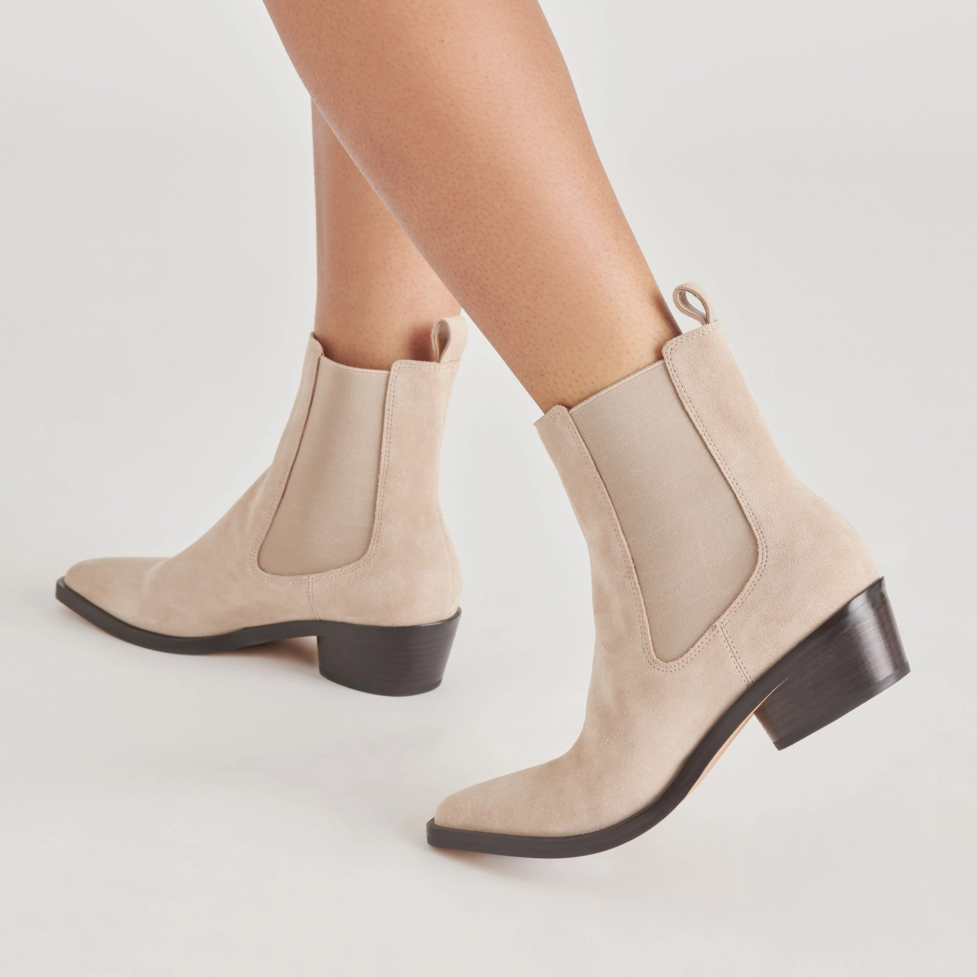 FOSTER BOOTIES TAUPE SUEDE student - style