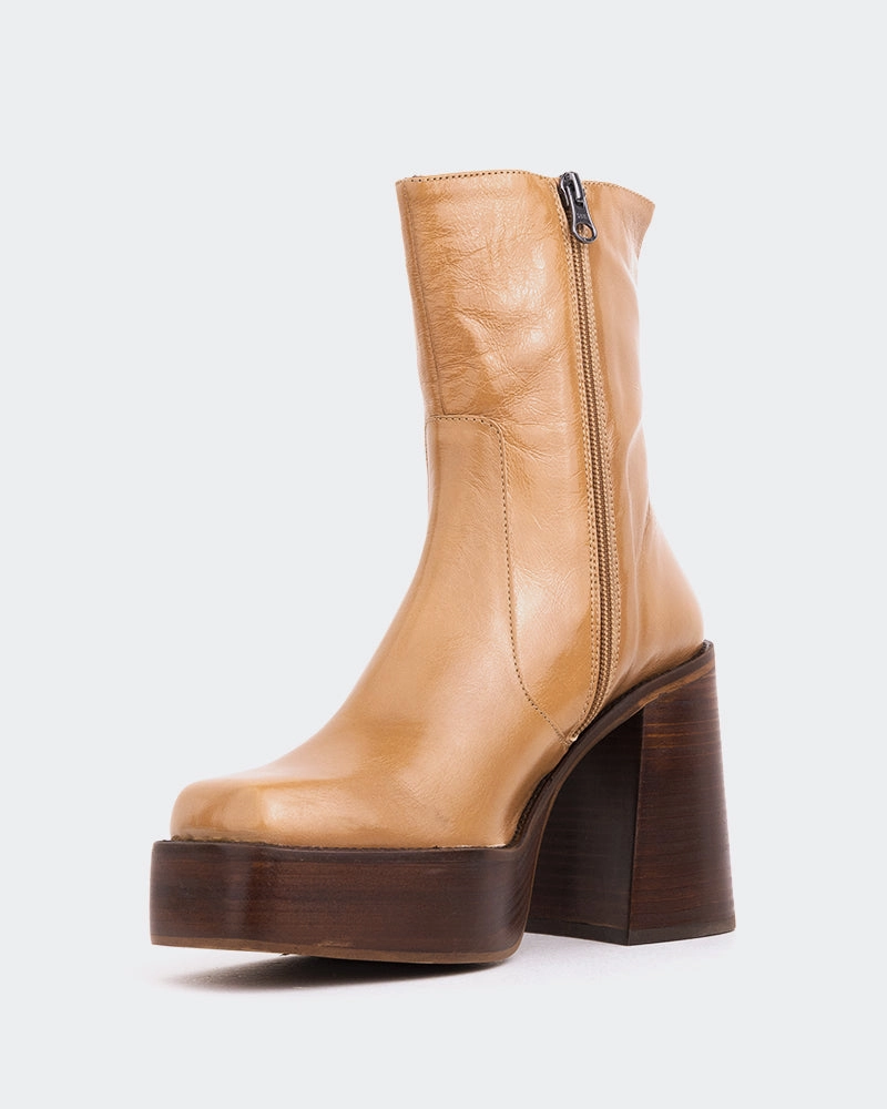 Wicked Camel Leather Climber Heel Stabilizer