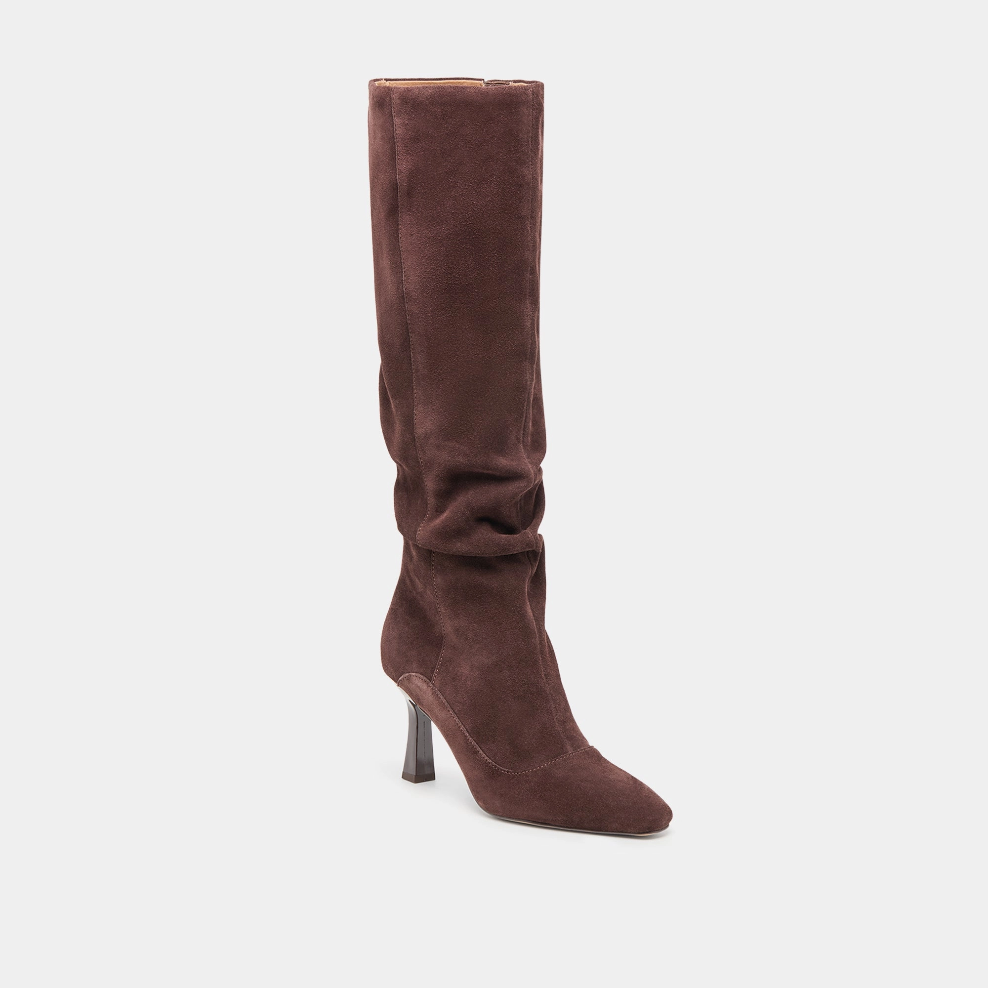 most cycling LOUSA WIDE CALF BOOTS MAHOGANY SUEDE