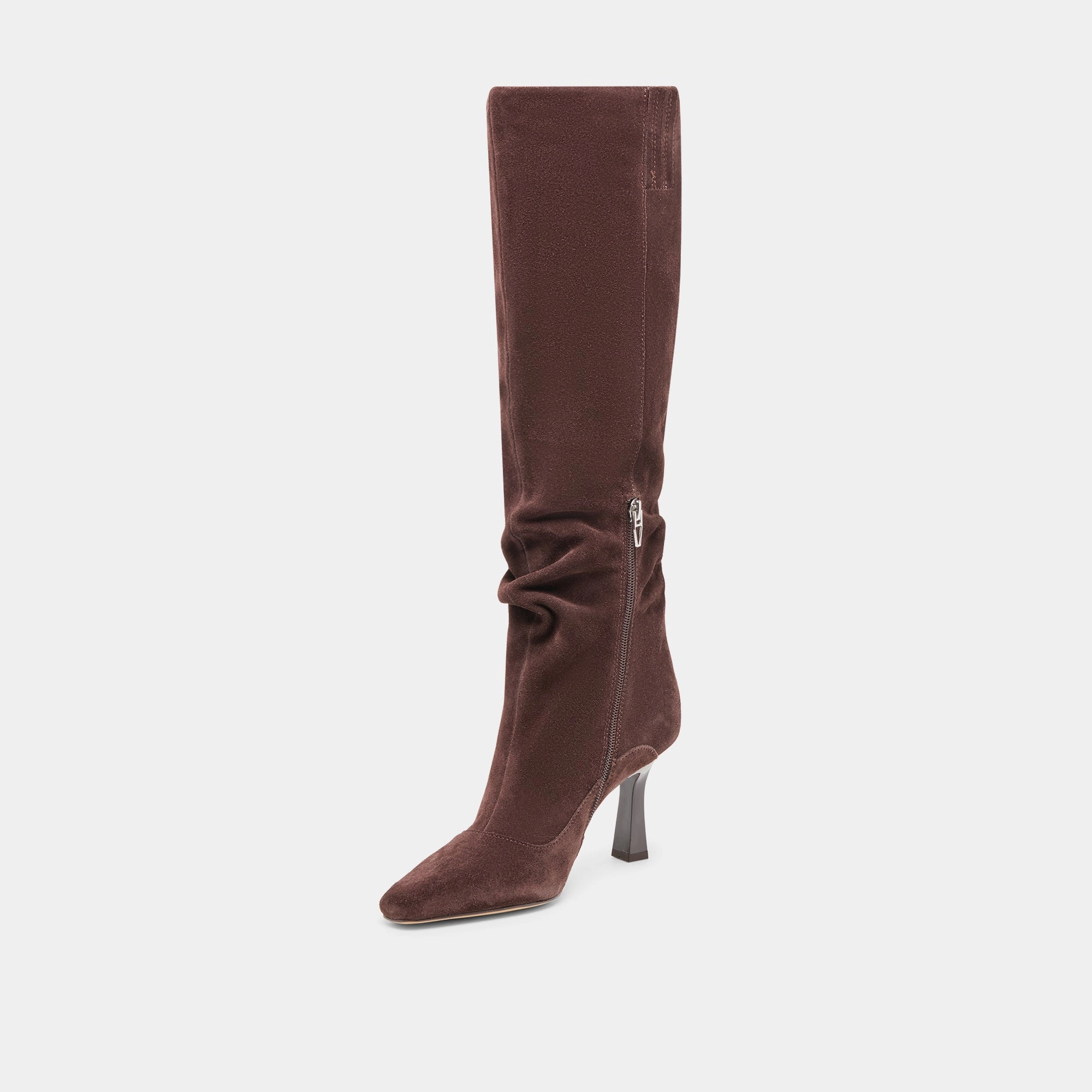 3D printed midsole LOUSA WIDE CALF BOOTS MAHOGANY SUEDE