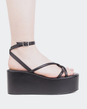 Ergonomic foot shape Dionira Black Leather