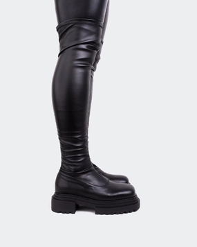 Insulated Rural Traveler High Traction Potka Black Stretch