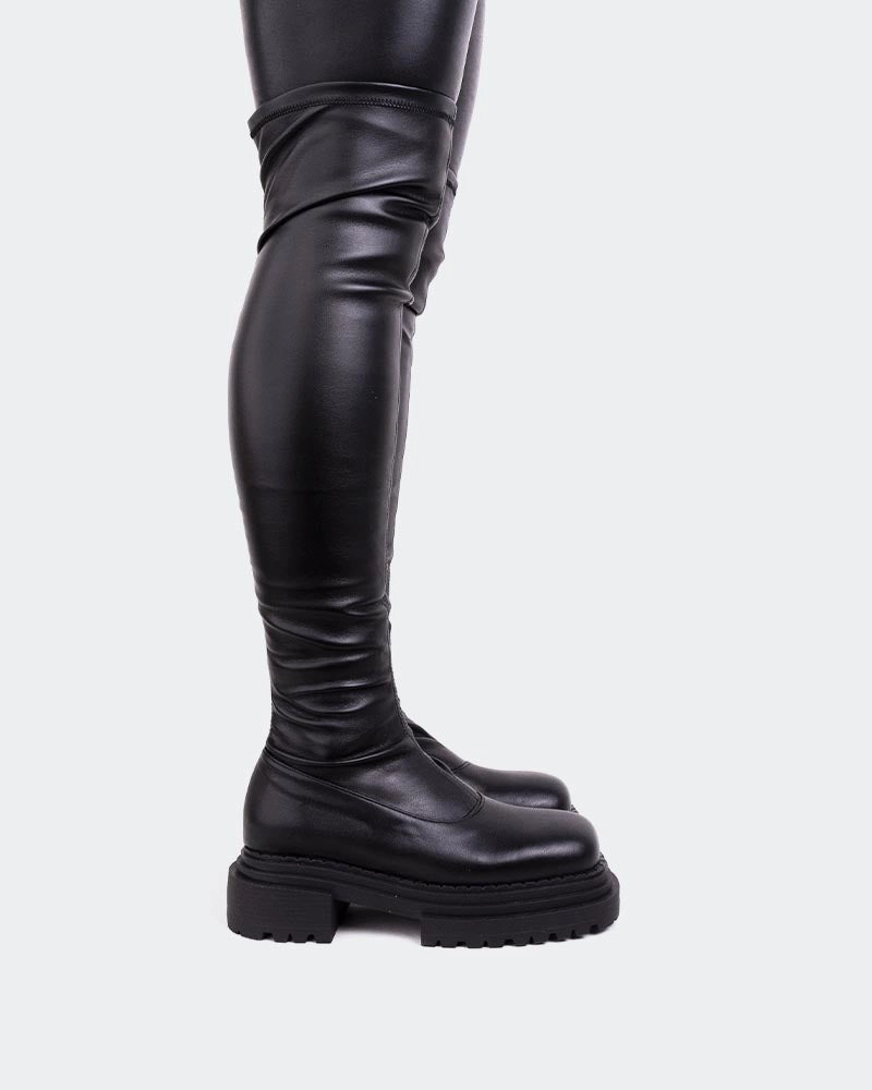 Potka Black Stretch Bootie Cut