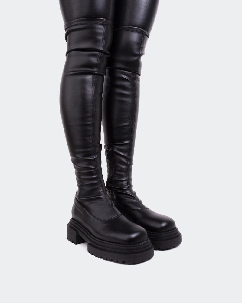 Compact Form Cordura Material Potka Black Stretch