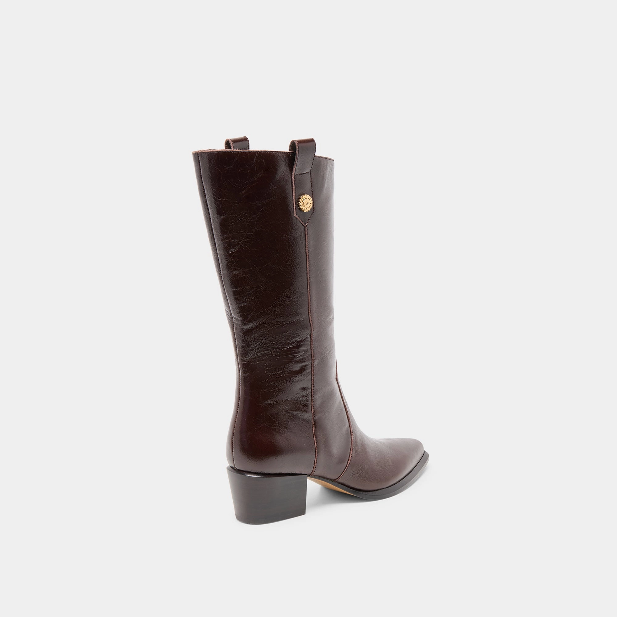 VERN WIDE CALF BOOTS CHOCOLATE LEATHER waterproof - breathable membrane