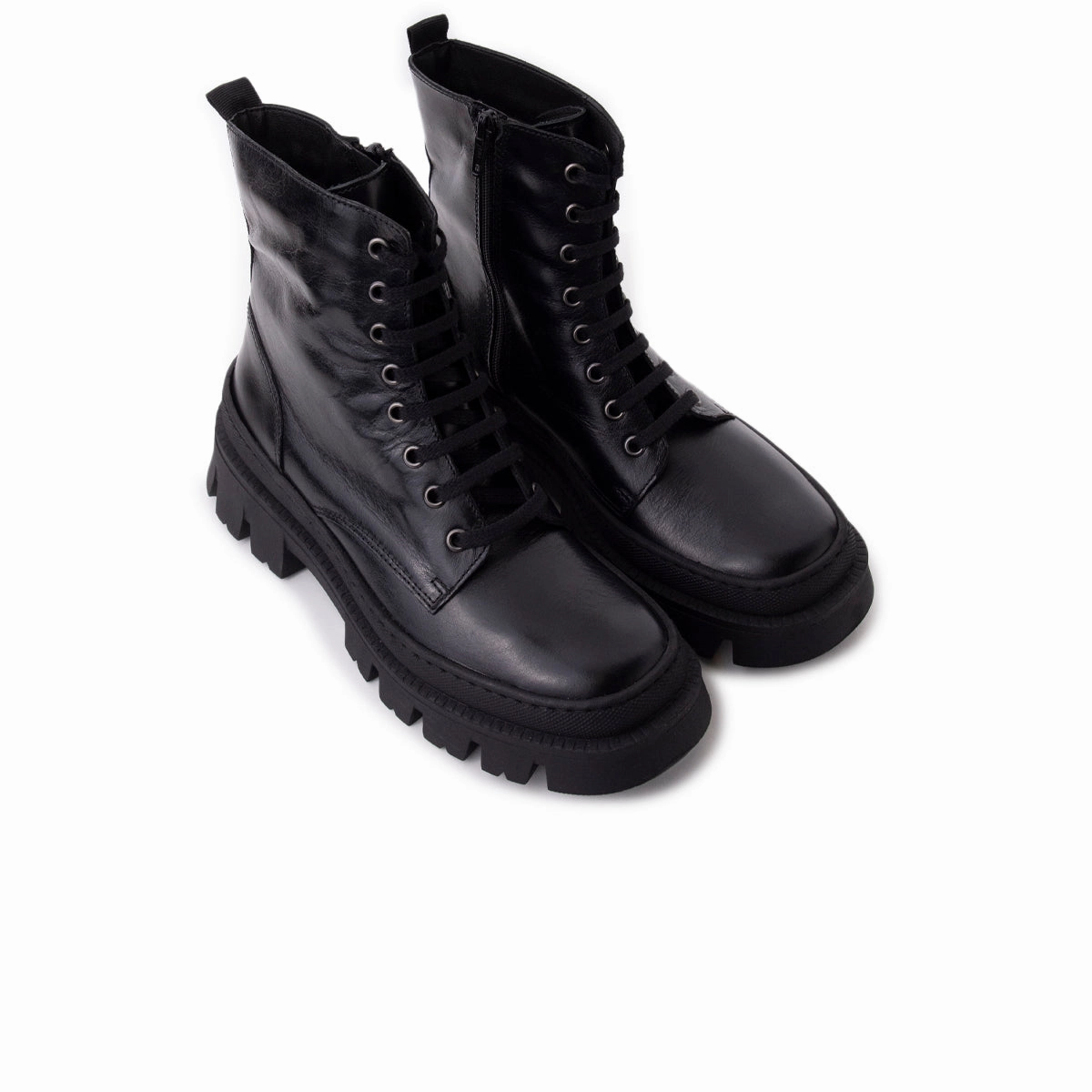 Terni Black Leather Washable