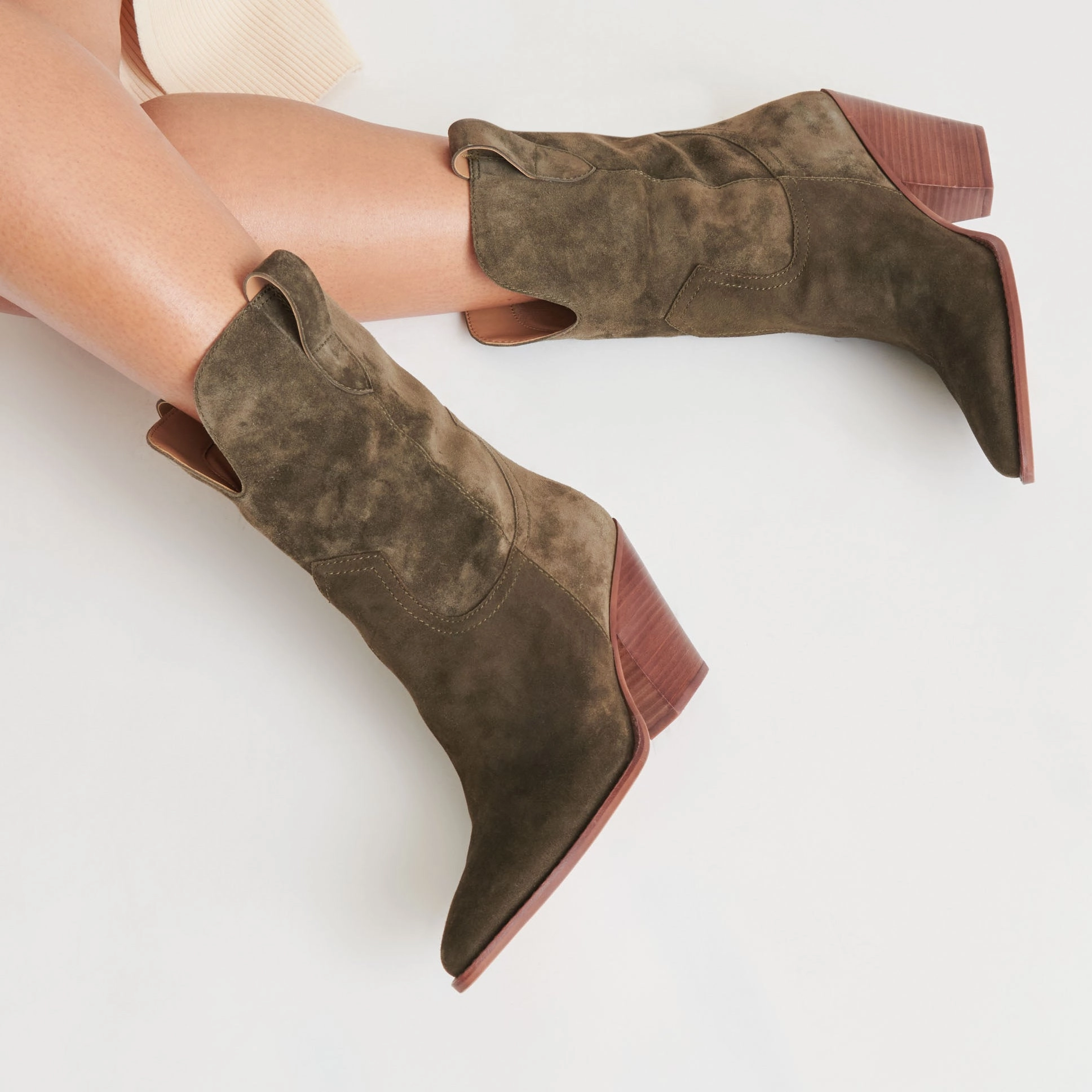 Forest fewest JESSEY BOOTS MOSS SUEDE