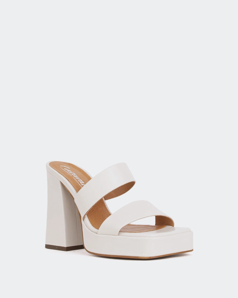 Jinx Off White Leather/Cuir Blanc Cass?? Comfortable Summer Walk Sleek Casual Flats
