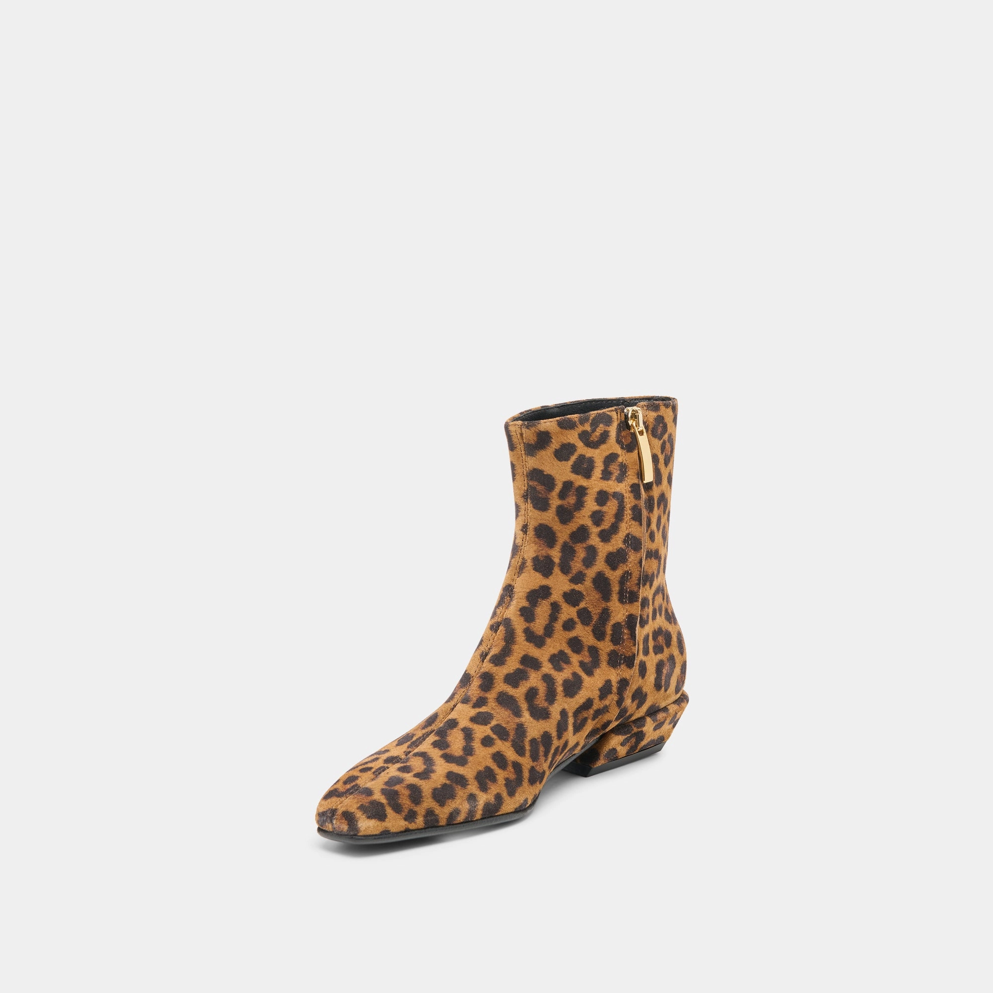 Seamless Upper JOANIE BOOTIES LEOPARD PRINTED SUEDE
