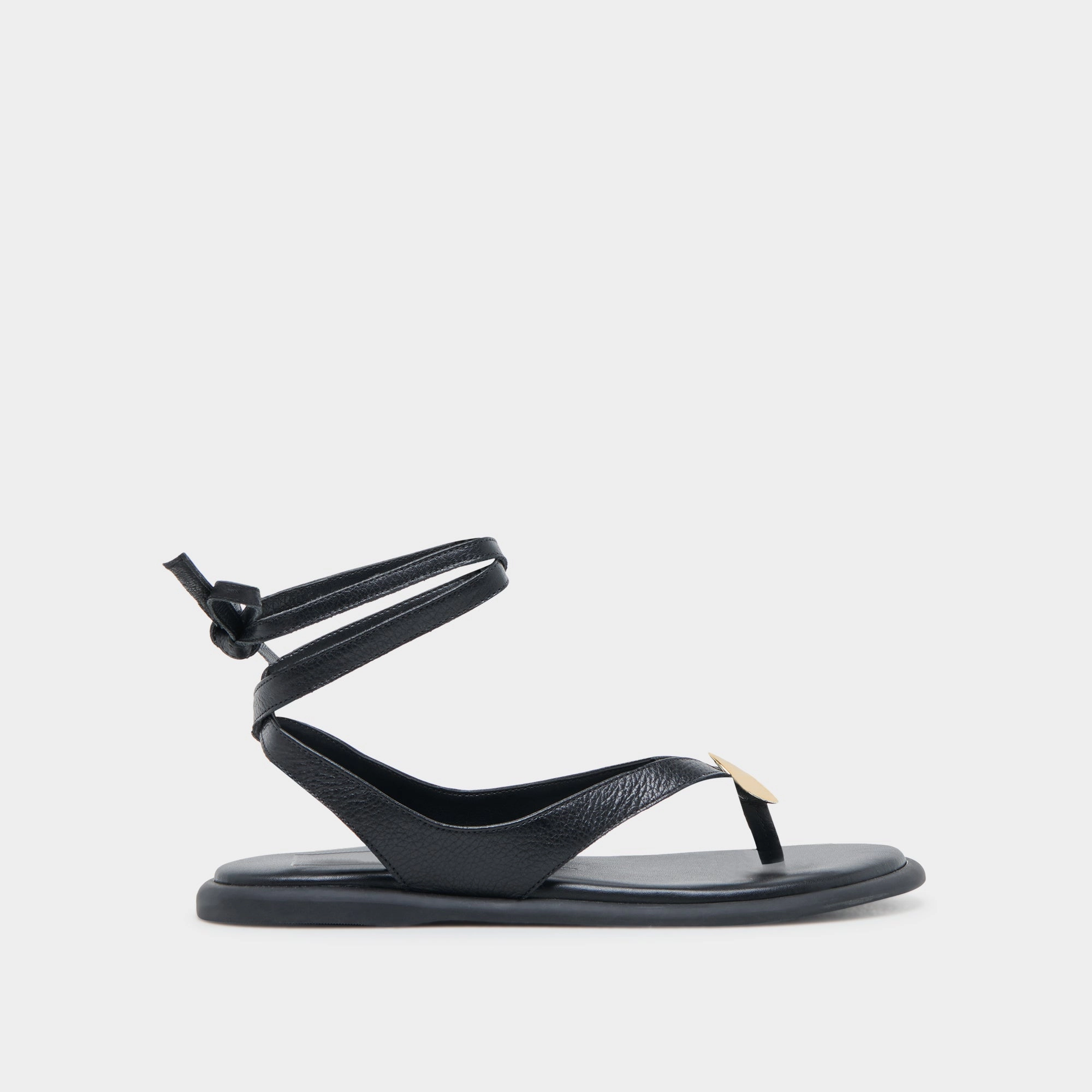 Personalized JUDY SANDALS BLACK LEATHER