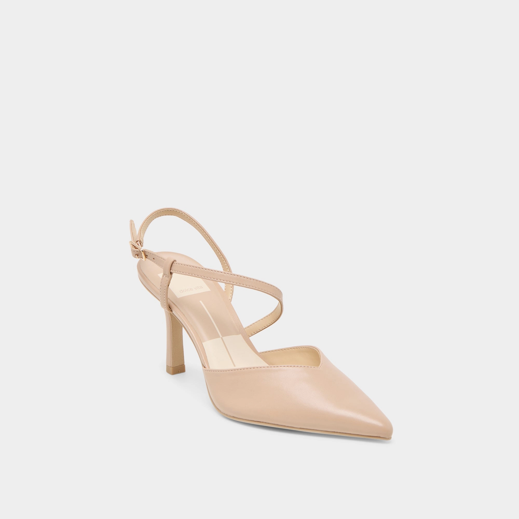 KAMRA HEELS BEIGE LEATHER Foot Performance