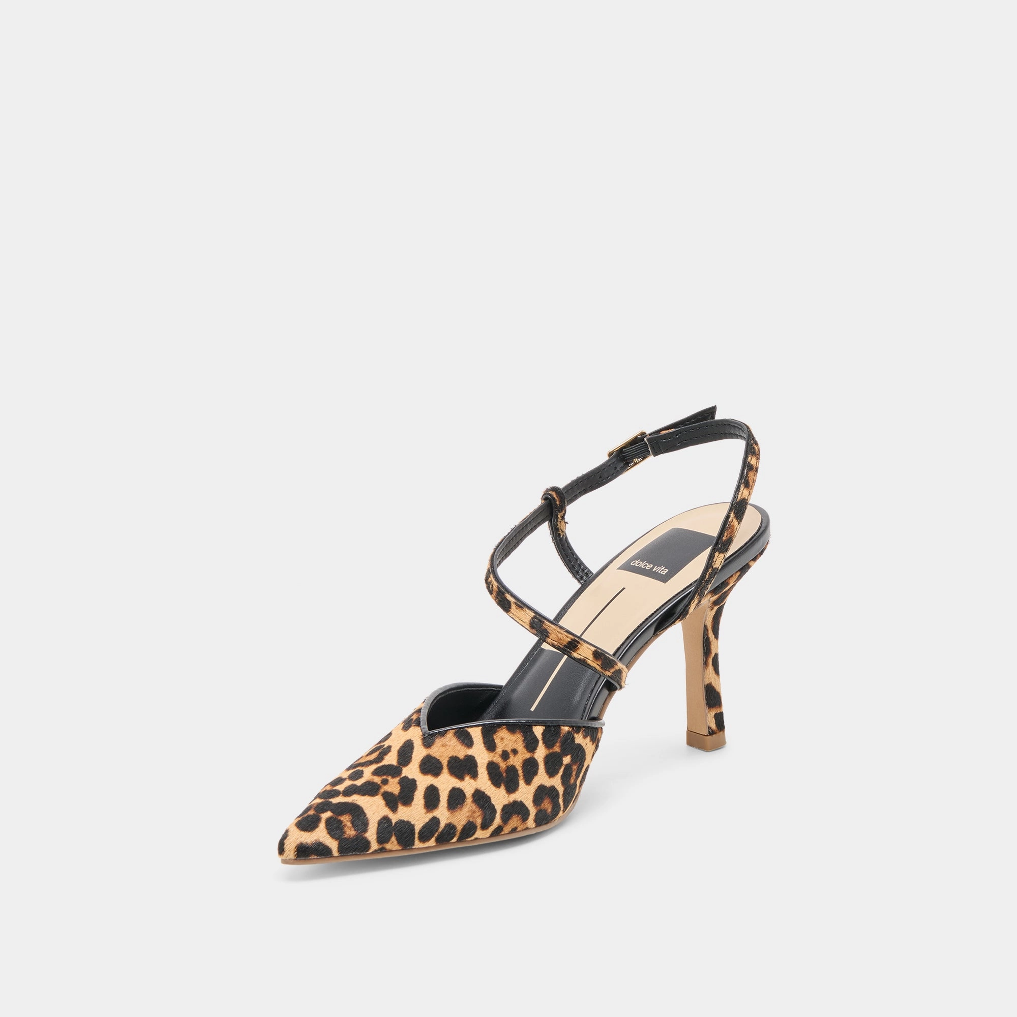 Streamlined Design KAMRA HEELS DK LEOPARD CALF HAIR