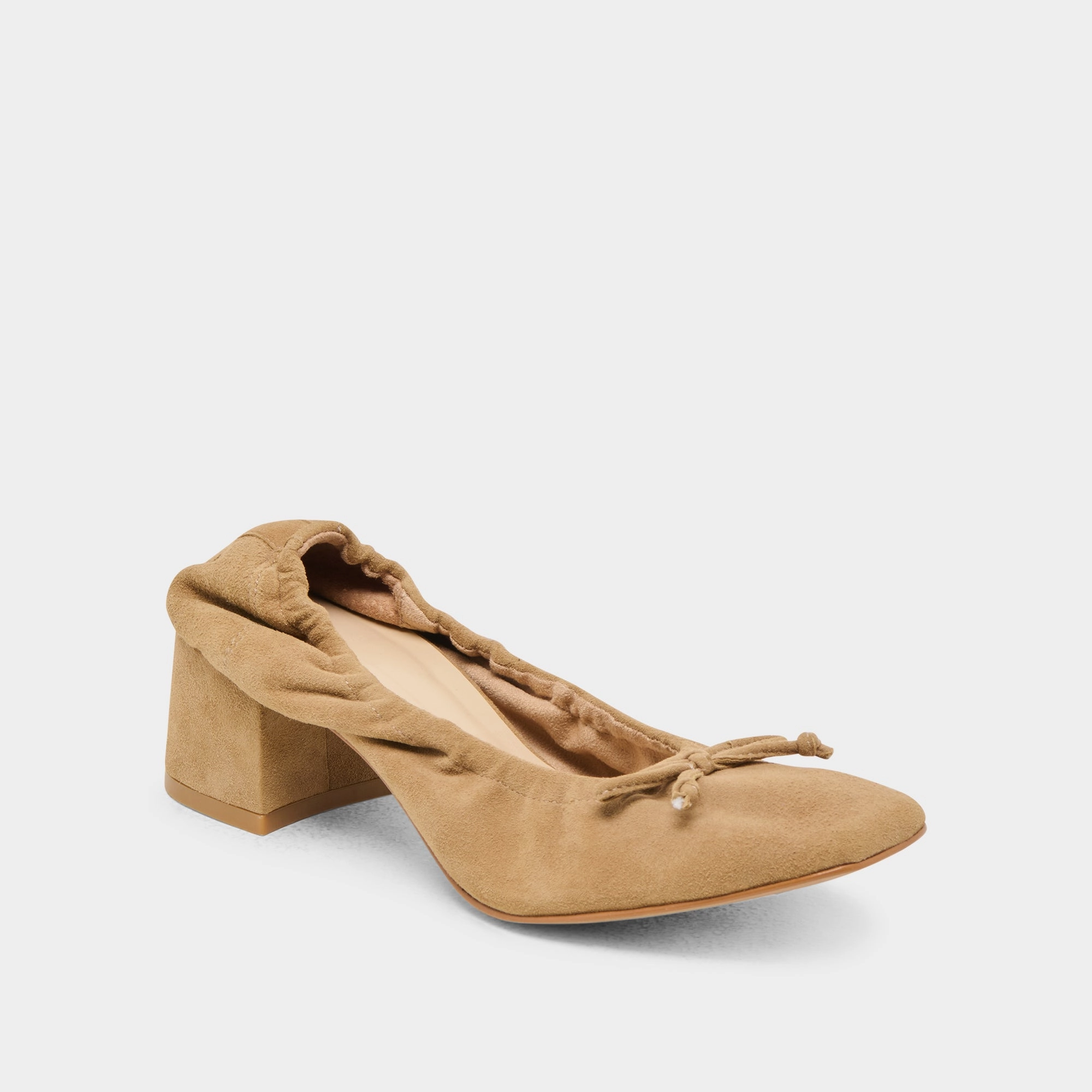 zip - closure KARMIN HEELS DK TAUPE SUEDE
