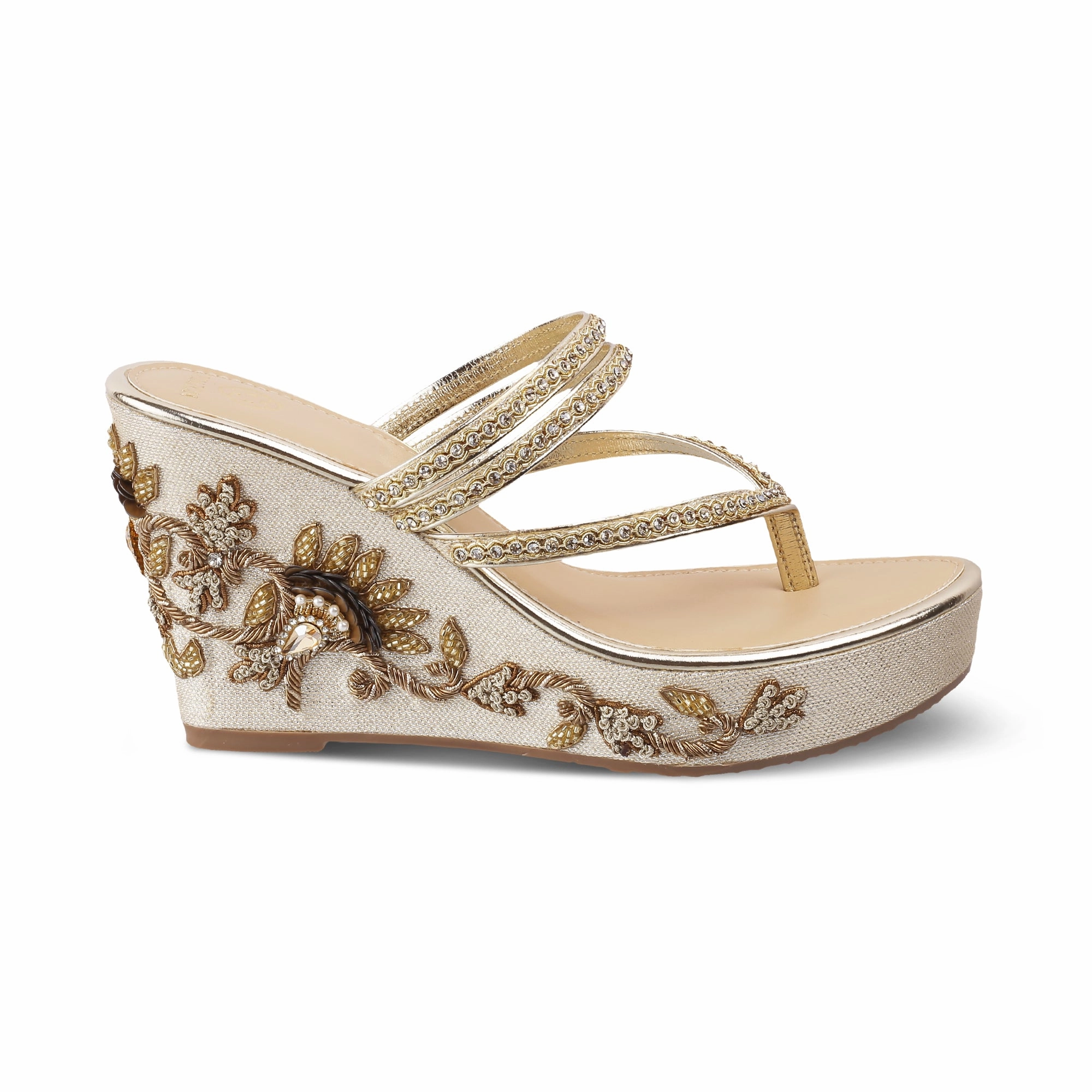 Sunny Comfort KASHIDA- EMBRIODERED WEDGES