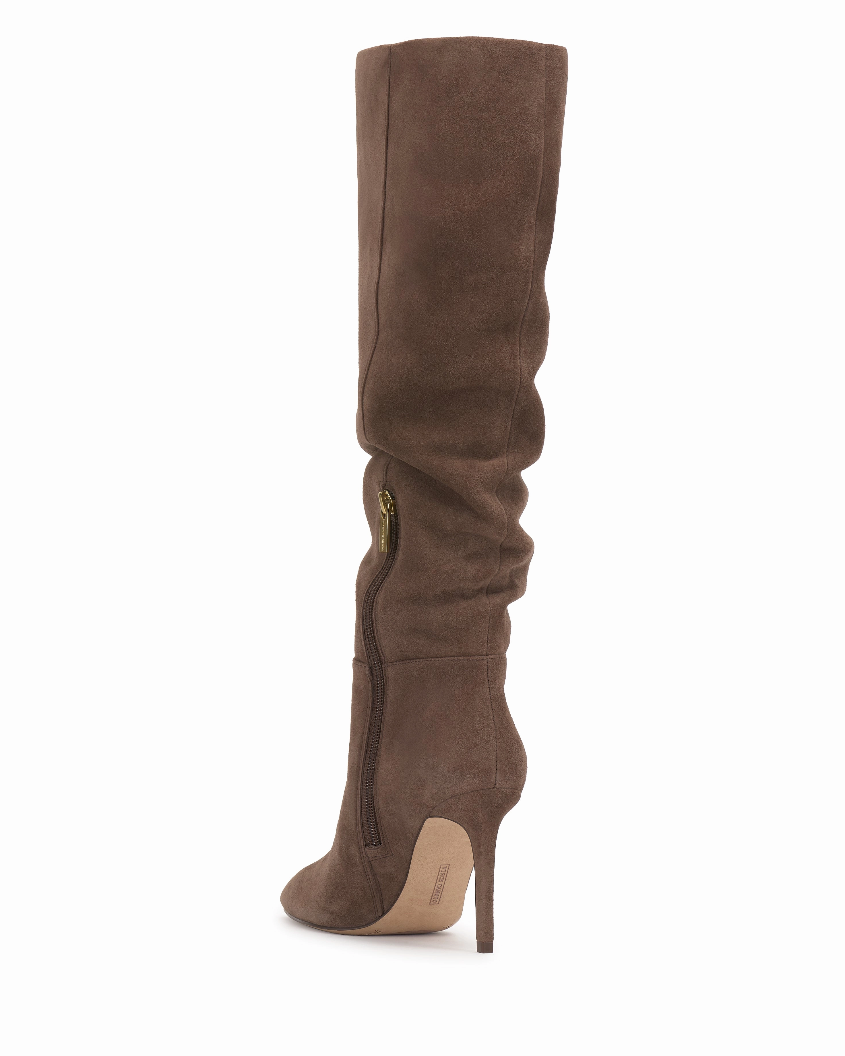 Kashleigh Extra Wide Calf Knee High Boot Grippy Tread Pattern
