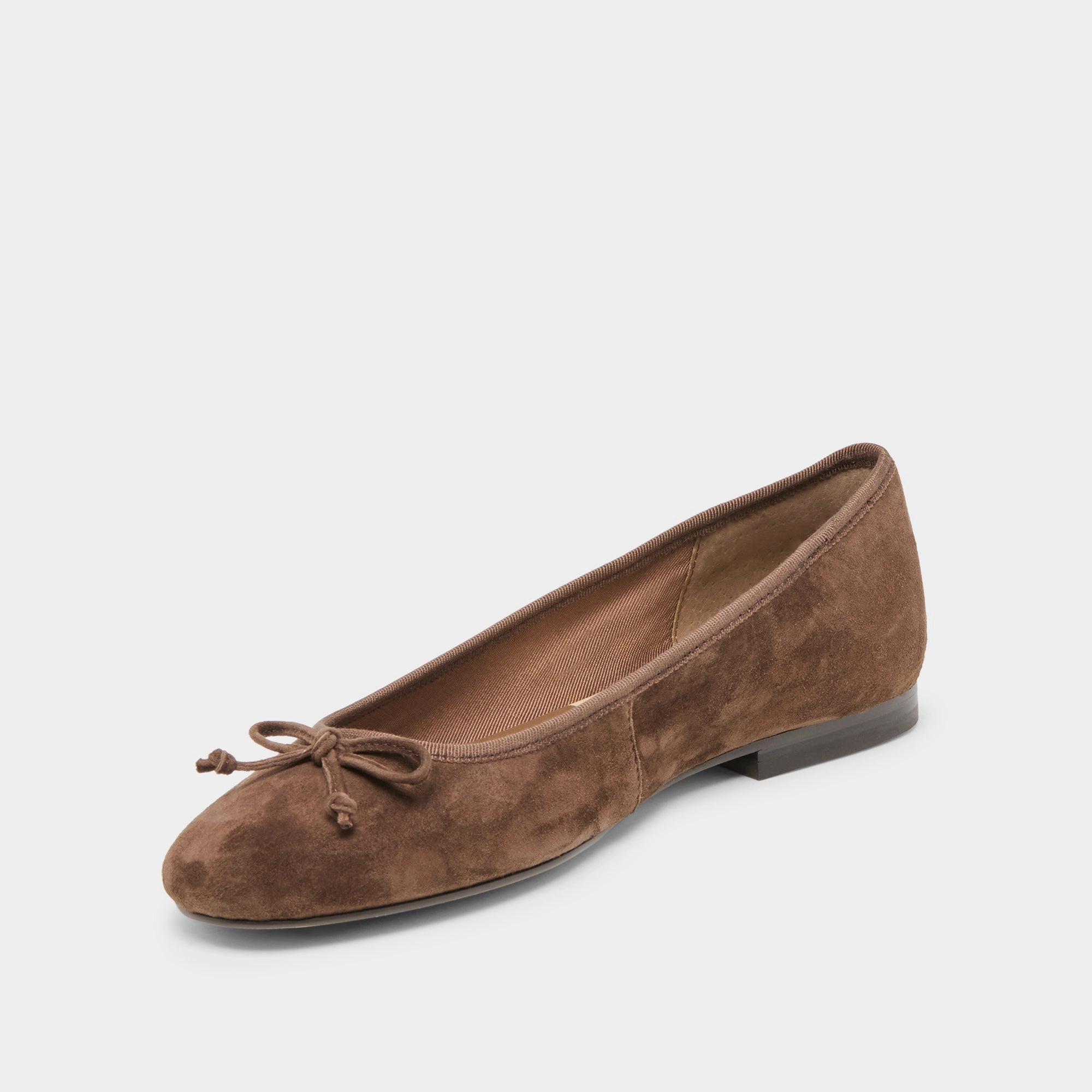 shallowest fastest RITLA BALLET FLATS DK BROWN SUEDE
