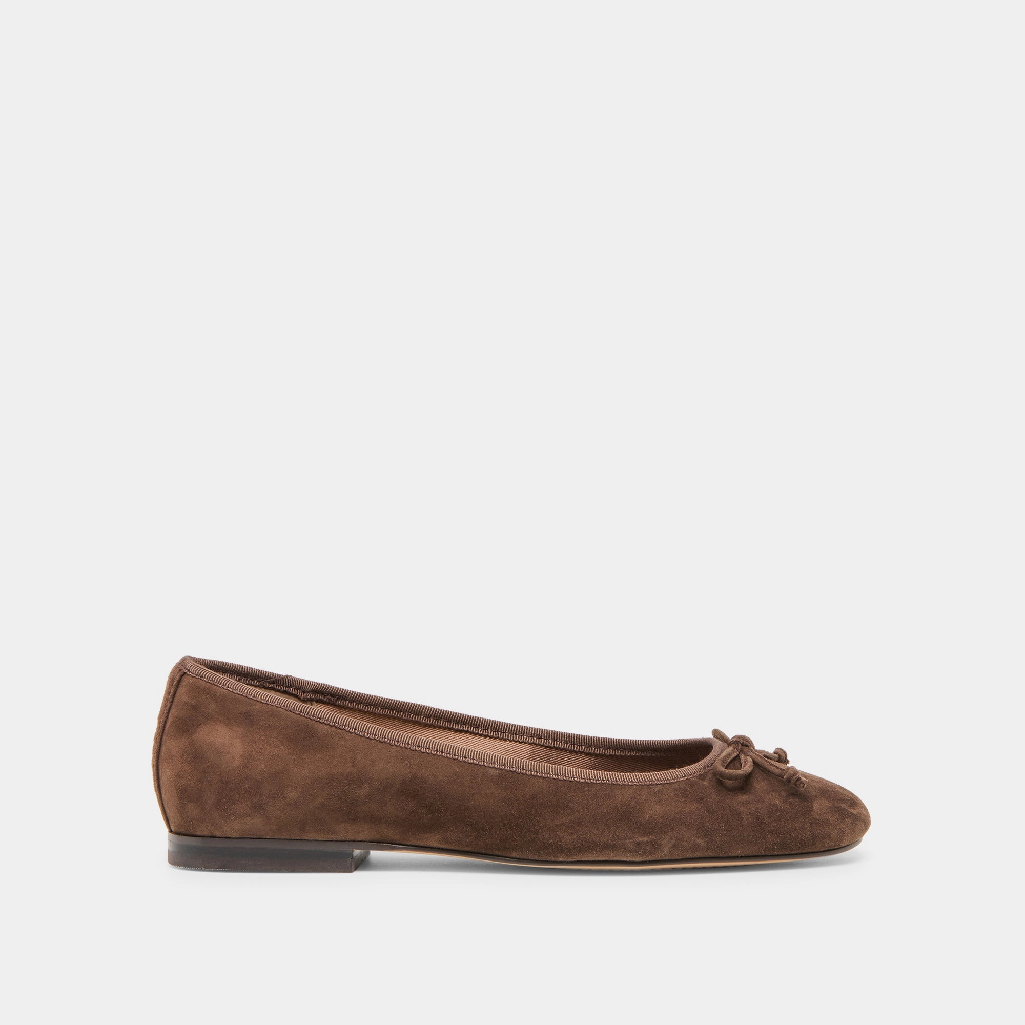 RITLA BALLET FLATS DK BROWN SUEDE quietest football - style