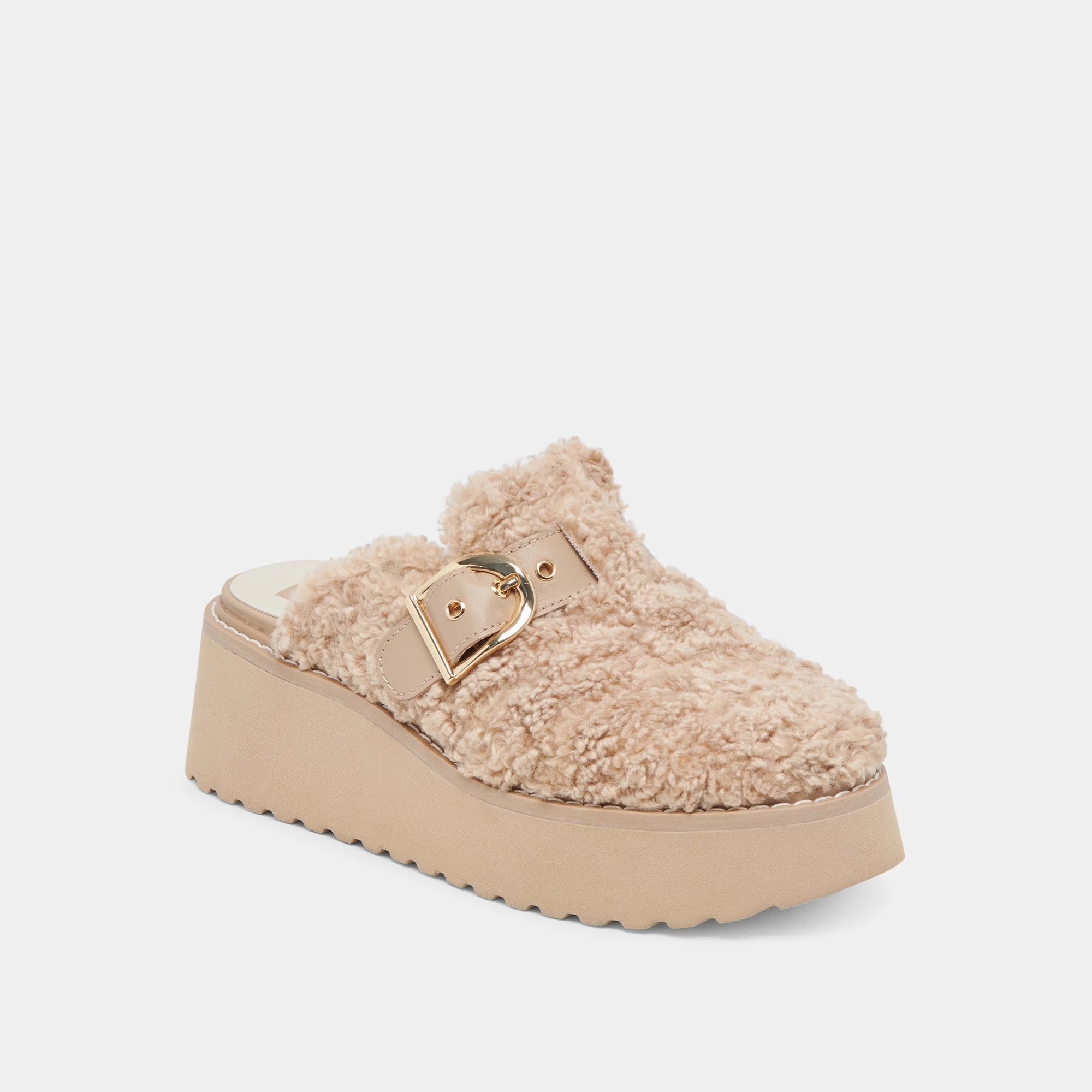 football - style LELANI PLUSH FLATS NATURAL PLUSH