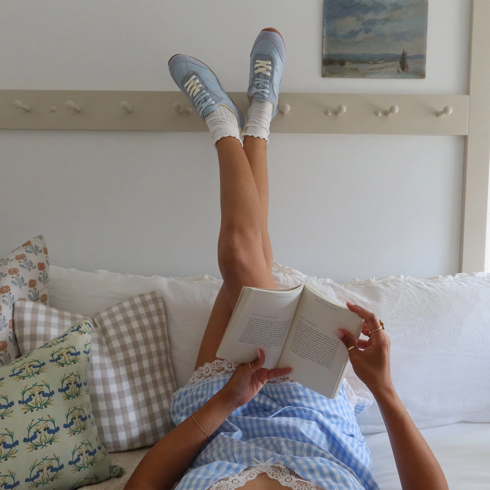 All-weather flair traction - level LAINI SNEAKERS BLUE MULTI LEATHER