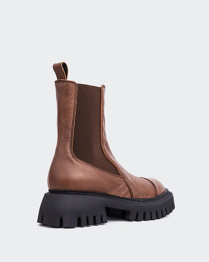 Insulated Cold Weather Commuter Laroi Tan Leather