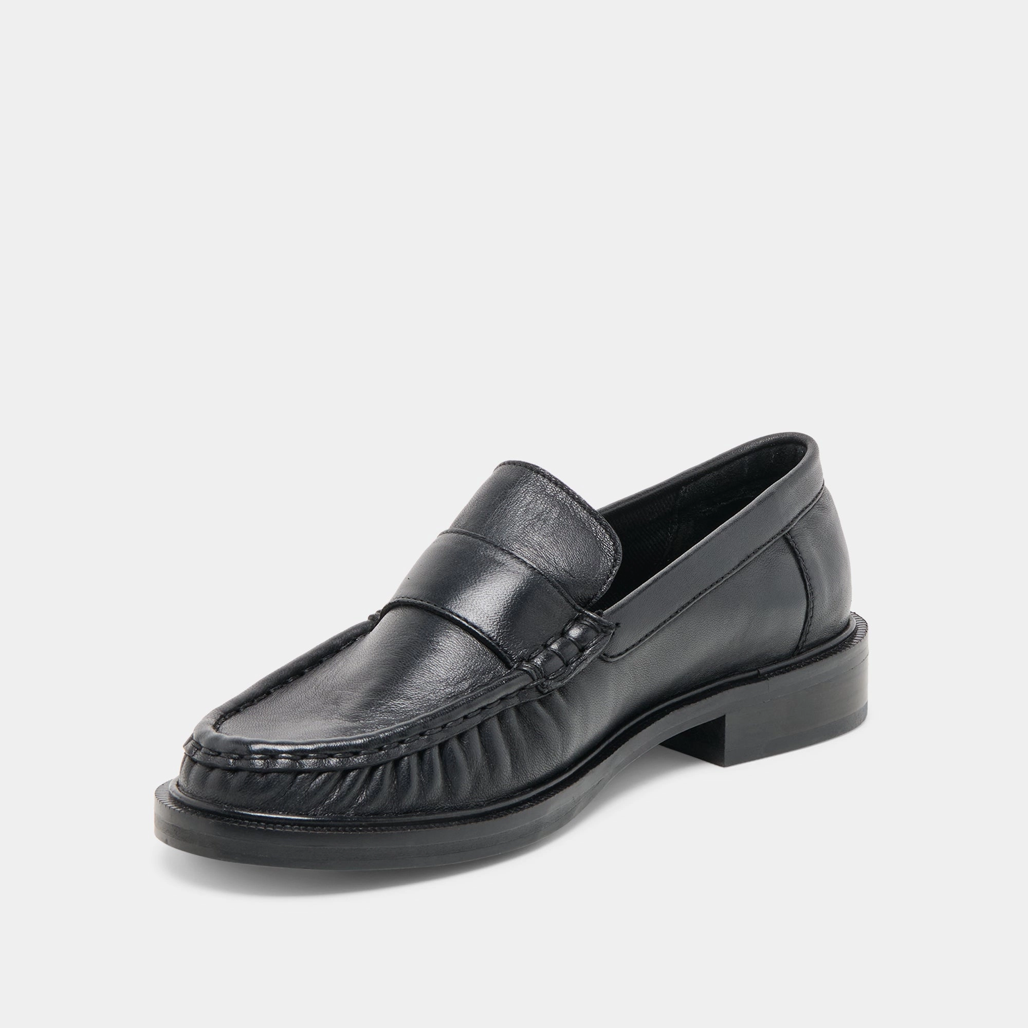 Retro-inspired performance BODI LOAFERS BLACK LEATHER