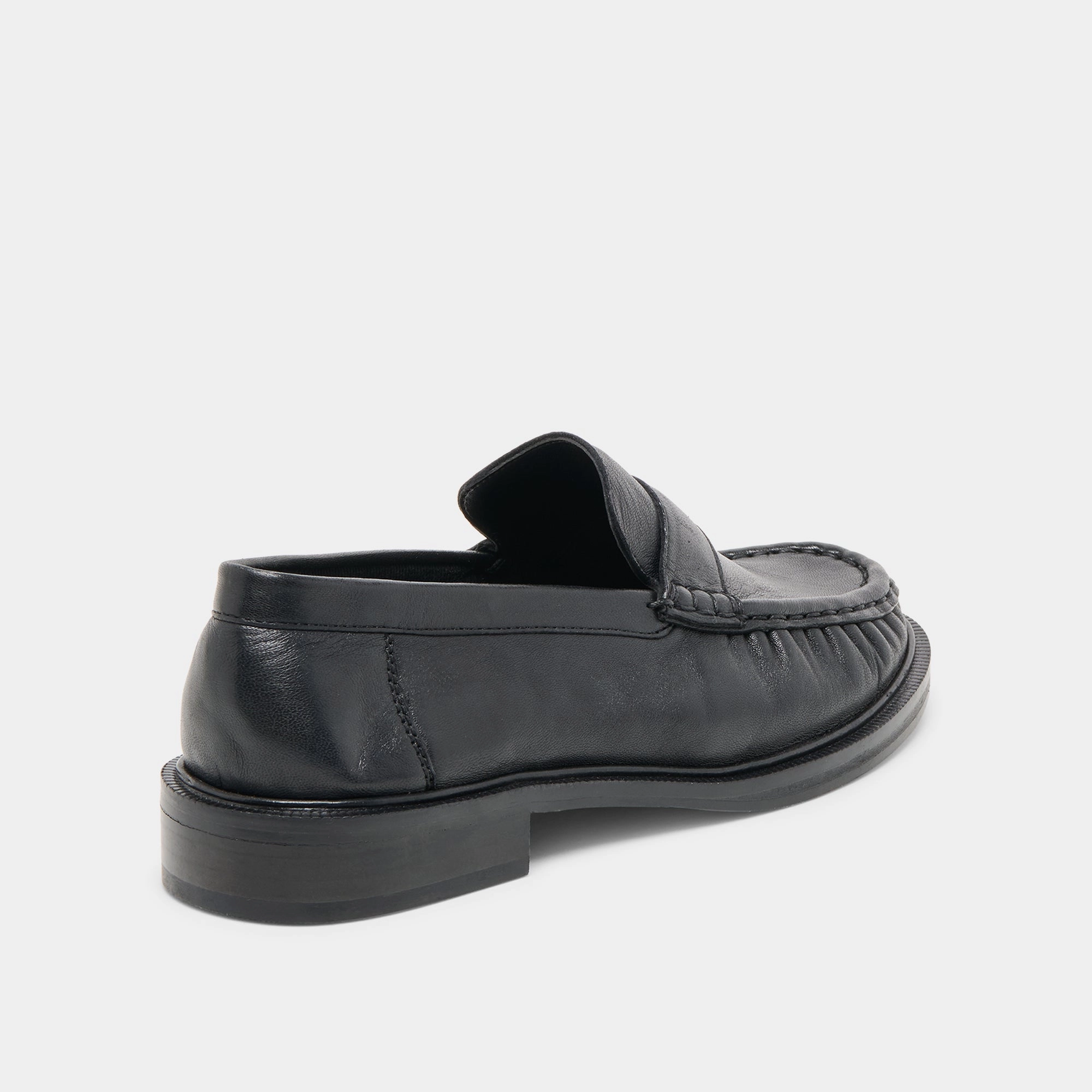 BODI LOAFERS BLACK LEATHER strap - type Designer comfort