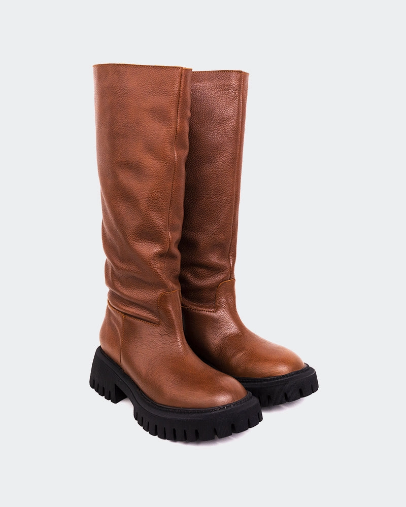 Party Goer Odor Control Technology Rector Tan Leather