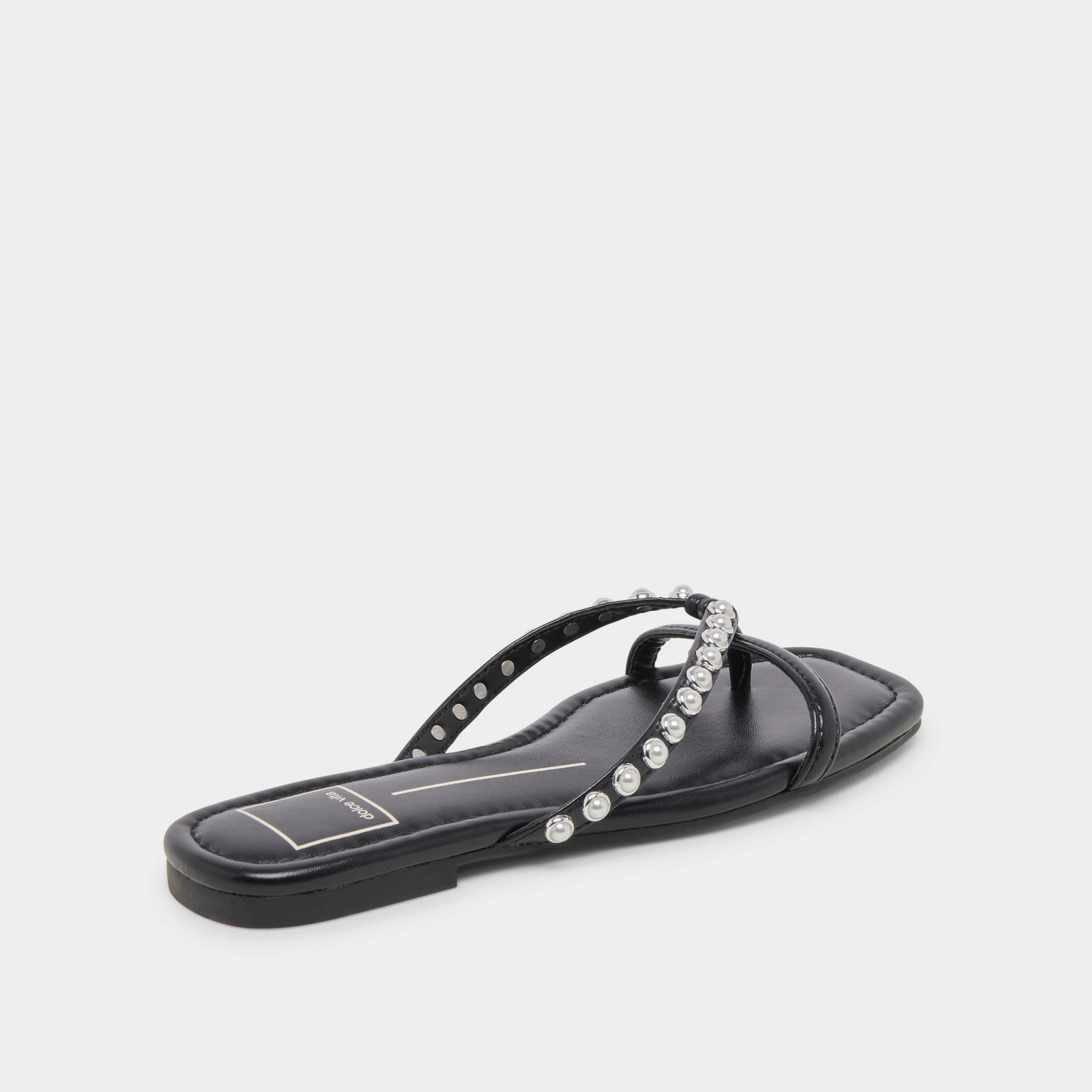 Slip-resistant ease LUCCA PEARL SANDALS BLACK PEARLS