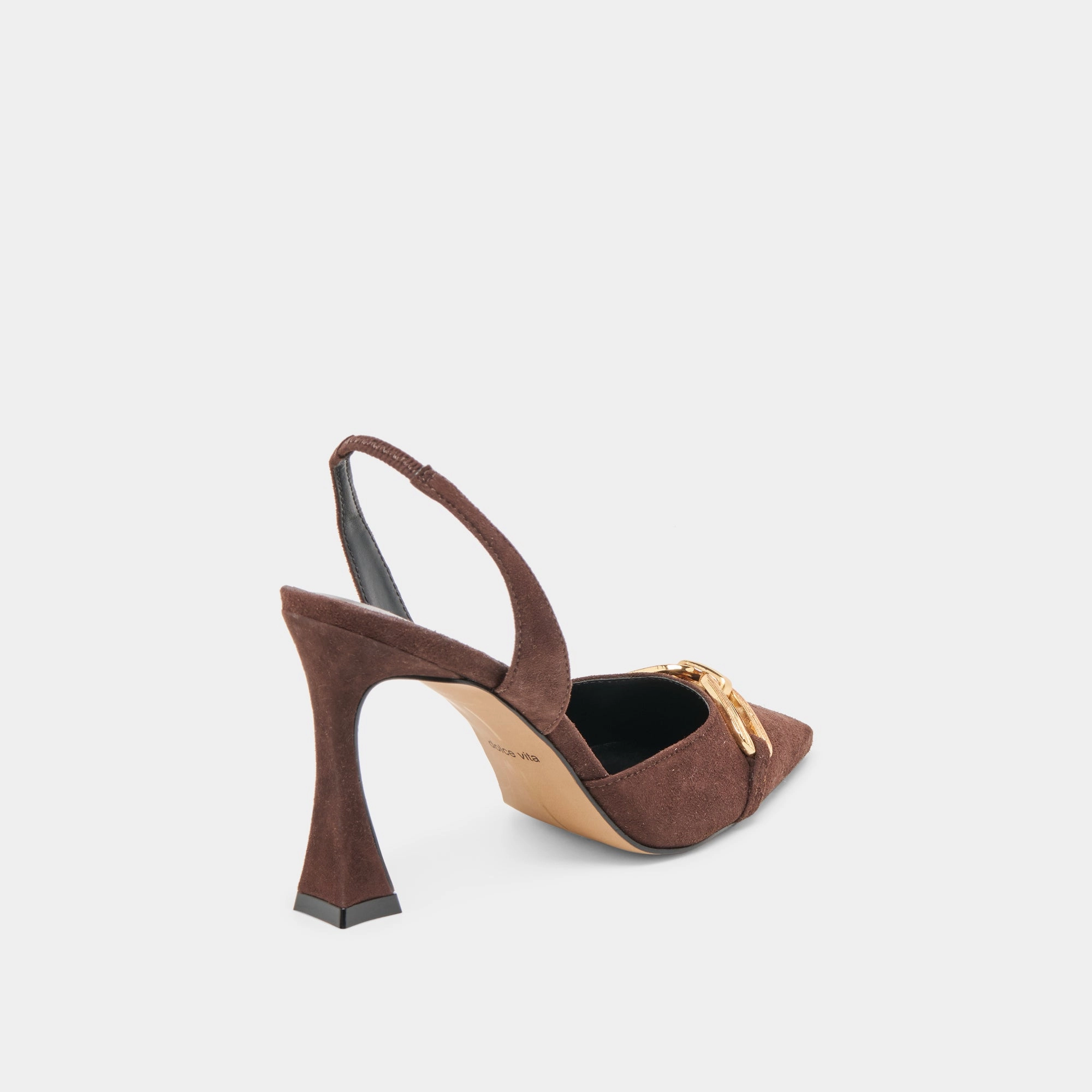 Anti Static Materials Recycled Composite MALIK HEELS MAHOGANY NUBUCK