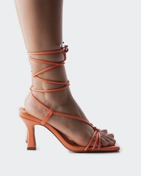 All-Age Fit Lightweight Walking Shoes Manola Coral Leather