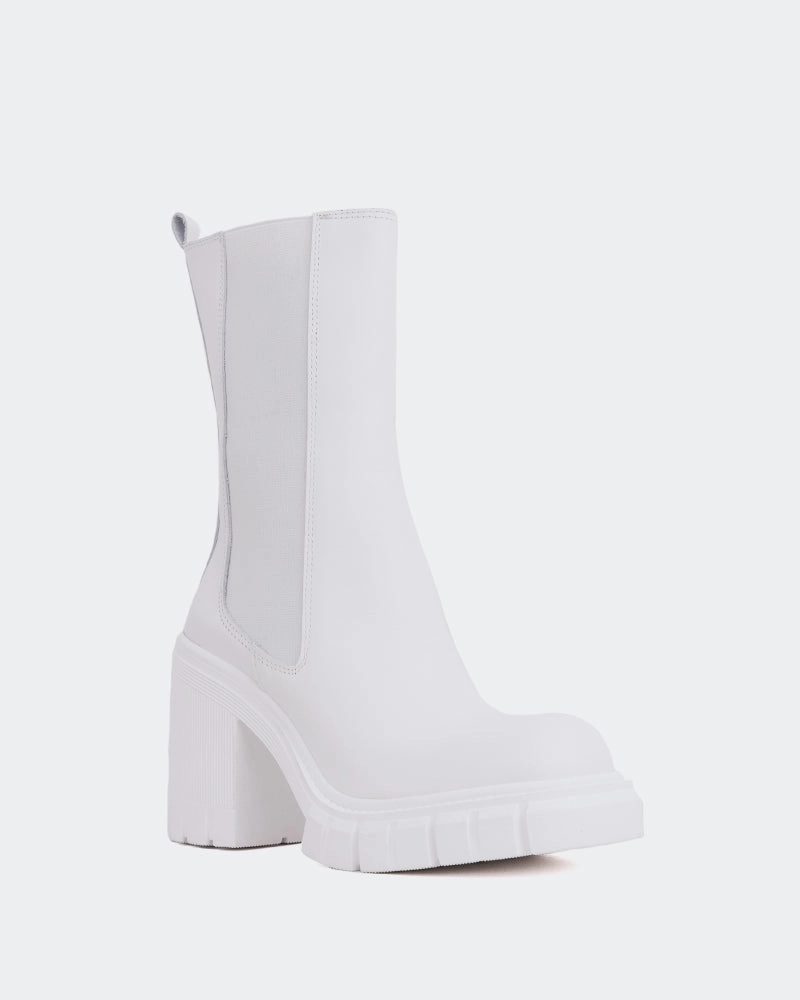 Maple White Leather Protective Finish All Day Wear