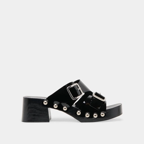 All-day lining MELODY HEELS BLACK LEATHER