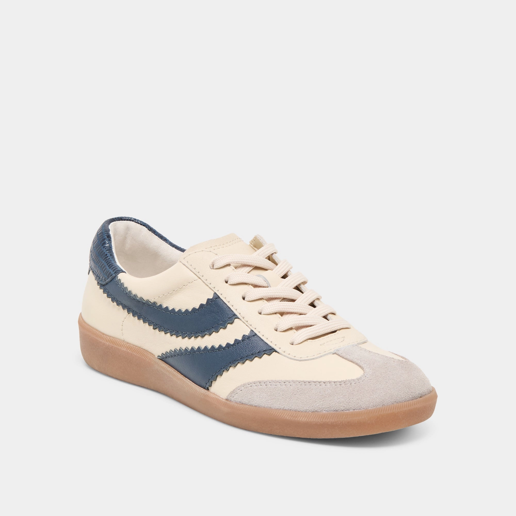 MERIT SNEAKERS WHITE NAVY LEATHER Cool Design