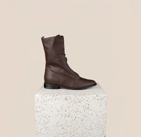 Milano - Chocolate Leather Weekend Wear High-Quality Leather