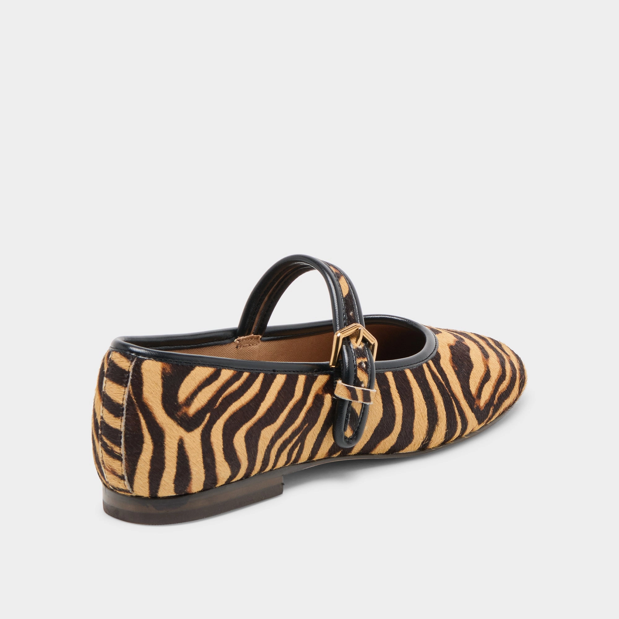 ROSLYN BALLET FLATS TIGER CALF HAIR family vacation Distinctive chic