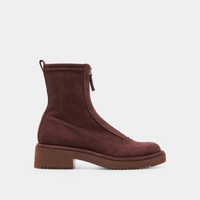 Hydrophobic Material SHANTE BOOTS MAHOGANY STELLA SUEDE