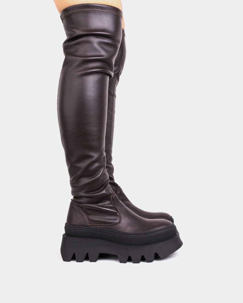 Moncton Brown Stretch Minimal Profile Low Profile All Day Wear