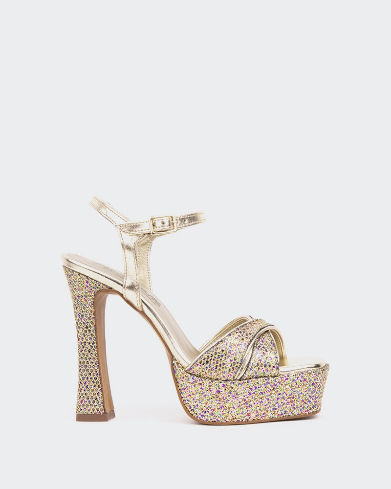 Flex Groove Engineering Chic Vacation Footwear Moumba, Multi Sequins/Pail.Multi