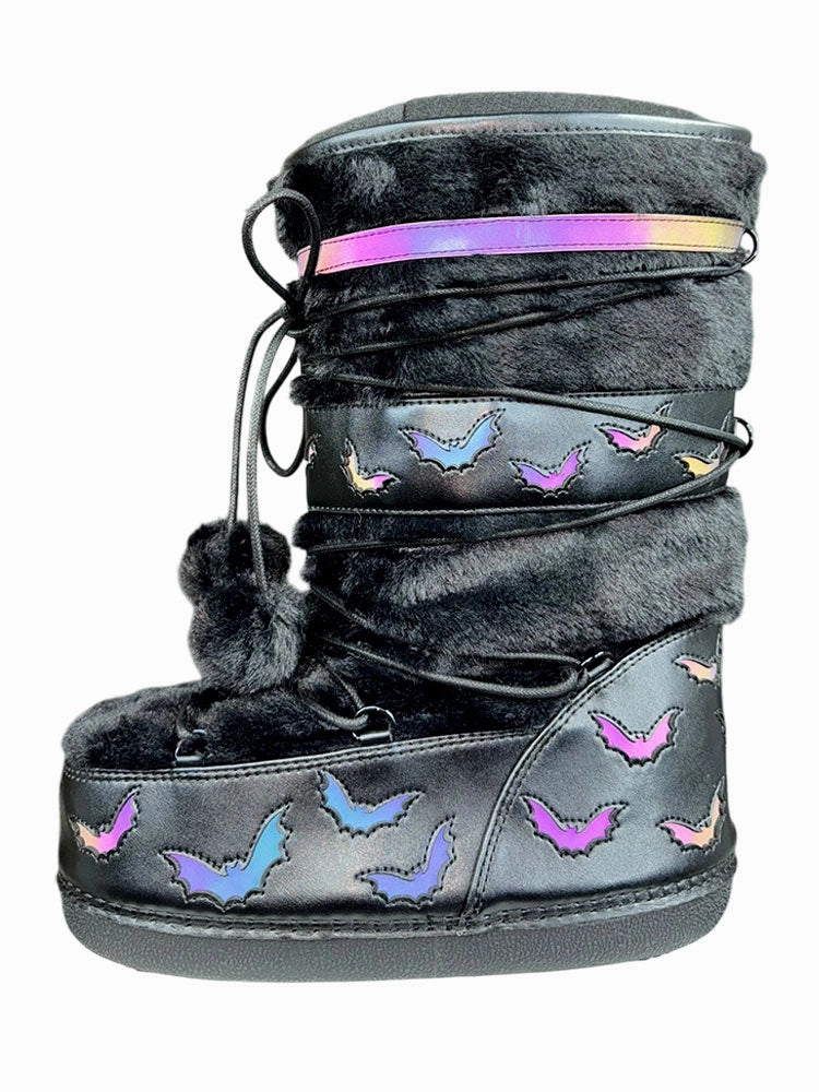 Reinforced Form Backcountry Camper Sweat Wicking BLIZZ BAT - BLACK/REFLECTIVE