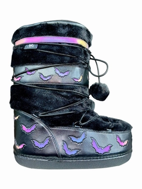 BLIZZ BAT - BLACK/REFLECTIVE Distressed finish